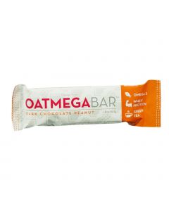 Oatmegabar Protein Bar - Dark Chocolate Peanut - 1.8 oz Bars - Case of 12