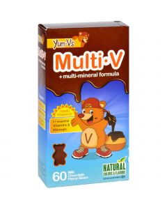 Yum V's Multi-V plus Multi-Mineral Formula Milk Chocolate - 60 Bears