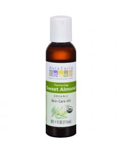 Aura Cacia Organic Aromatherapy Sweet Almond Oil - 4 fl oz