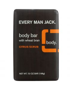 Every Man Jack Bar Soap - Body Bar - Citrus Scrub - 7 oz - 1 each