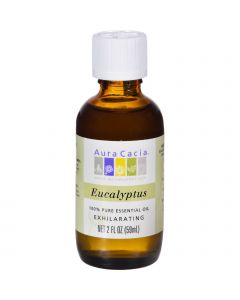 Aura Cacia Essential Oil Eucalyptus Pure - 2 fl oz