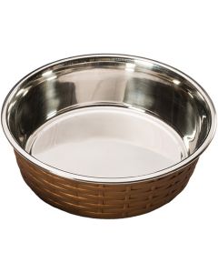Ethical Pets Soho Basket Weave Dish 30oz-Copper