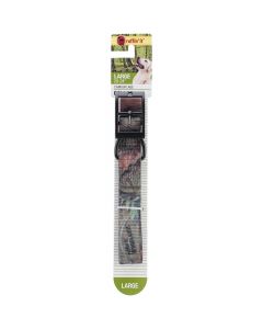 Westminster Pet Products Woodlands Large Adjustable Collar W/Metal Buckle 20-24"-Camo Print