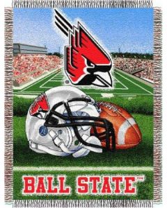 The Northwest Company Ball State "Home Field Advantage" 48"x 60" Tapestry Throw (College) - Ball State "Home Field Advantage" 48"x 60" Tapestry Throw (College)