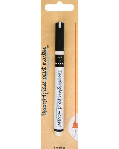 Deco Art DecoArt Glass Paint Marker 1mm-Black