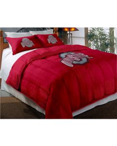 The Northwest Company Ohio State Twin/Full Chenille Embroidered Comforter Set (64"x86") with 2 Shams (24"x30") (College) - Ohio State Twin/Full Chenille Embroidered Comforter Set (64"x86") with 2 Shams (24"x30") (College)