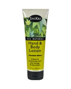 Shikai Products Shikai All Natural Hand And Body Lotion Cucumber Melon - 8 fl oz