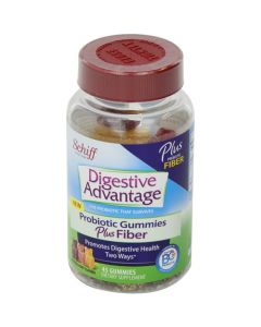 Schiff Vitamins Probiotics - Digestive Advantage - Fiber - Gummies - 45 ct