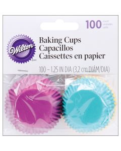 Wilton Mini Baking Cups-Jewel 100/Pkg