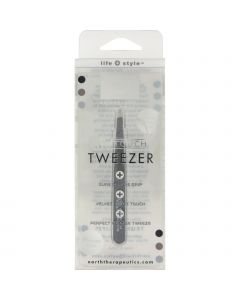 Earth Therapeutics Softouch Tweezer Black - 1 Unit