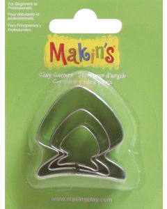 Makin's USA Makin's Clay Cutters 3/Pkg-Fish