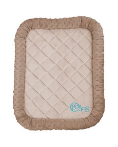 Worldwise goDog Bedzzz Bubble Plush Small 23"X17"-Beige