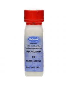 Hyland's Hylands Homeopathic Ipecacuanha 6X - 250 Tablets