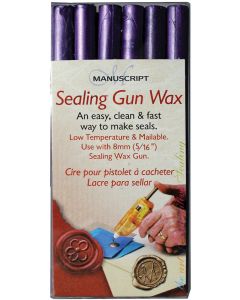 Manuscript Pen Sealing Gun Wax Sticks 6/Pkg-Purple