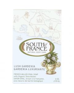 South Of France Bar Soap - Lush Gardenia - 6 oz - 1 each