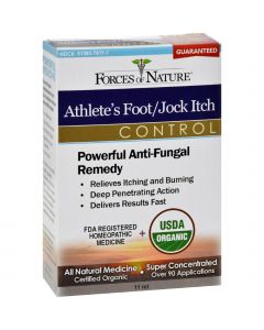 Forces of Nature Organic Athlete's Foot and Jock Itch Control - 11 ml
