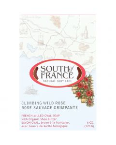 South Of France Bar Soap - Climbing Wild Rose - 6 oz - 1 each