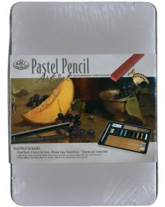 Royal Brush Pastel Pencil Art Set W/Tin-