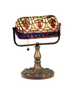 Warehouse of Tiffany Tiffany-style Art Glass Desk Lamp