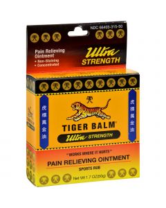 Tiger Balm Pain Relieving Ointment Ultra Strength - Non-Staining - 1.7 oz