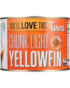 Natural Sea Tuna - Yellowfin - Chunck Light - No Salt Added - 66.5 oz - case of 6