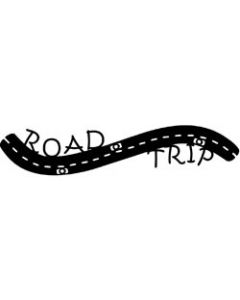 Scrapbook 101 Cardstock Laser Die-Cut Border 2.5"X12"-Road Trip