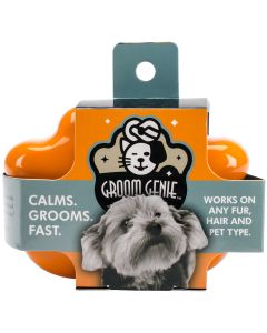 Multipet Dog Groom Genie Small 4"-Orange