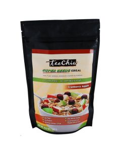TeeChia Cereal - Super Seeds - Cranberry Apple - 10.6 oz - 1 Case