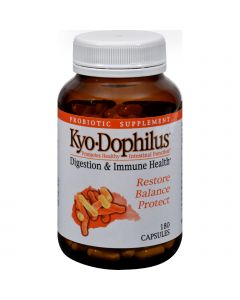 Kyolic Kyo-Dophilus Digestion and Immune Health - 180 Capsules