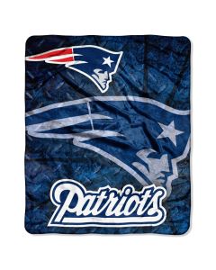 The Northwest Company PATRIOTS  "Roll Out" 50"x60" Raschel Throw (NFL) - PATRIOTS  "Roll Out" 50"x60" Raschel Throw (NFL)