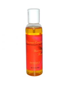Aura Cacia Precious Essentials Aromatherapy Renewing Rose Massage Oil - 4 fl oz