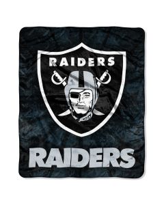 The Northwest Company RAIDERS "Roll Out" 50"x60" Raschel Throw (NFL) - RAIDERS "Roll Out" 50"x60" Raschel Throw (NFL)