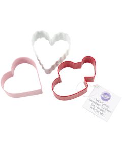 Wilton Metal Cookie Cutter Set 3/Pkg-Heart Ring