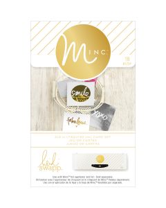 American Crafts Minc 3"X3" Card Set 18/Pkg-Heidi Words & Phrases