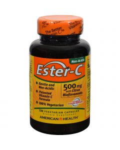 American Health Ester-C with Citrus Bioflavonoids - 500 mg - 120 Vegetarian Capsules