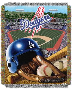 The Northwest Company Dodgers  "Home Field Advantage" 48x60 Tapestry Throw