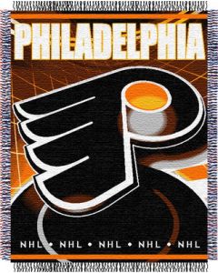 The Northwest Company Flyers 48"x 60" Triple Woven Jacquard Throw (NHL) - Flyers 48"x 60" Triple Woven Jacquard Throw (NHL)