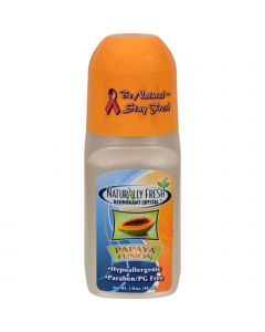 Naturally Fresh Roll On Deodorant Crystal Papaya Fusion - 3 oz