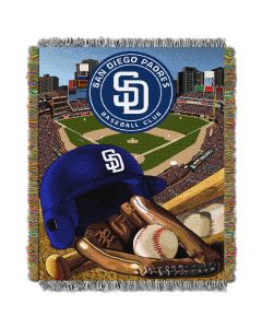 The Northwest Company Padres  "Home Field Advantage" 48x60 Tapestry Throw