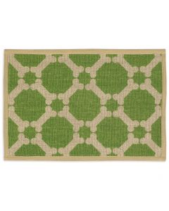 Buddy's Line Natural Jute Placemats 13"X19"-Green