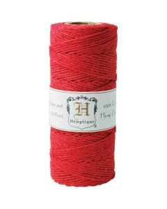 Hemptique Hemp Cord Spool 20lb 205'-Red