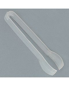 Unique Industries Mini Clear Plastic Tongs 12/Pkg-