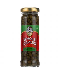 Season Brand Capers - Whole - Non Pariels - 3.5 oz - case of 6