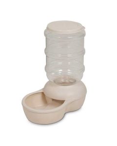 Petmate Le Bistro Feeder Medium Bleached Linen 6.8" x 11.4" x 11.9"