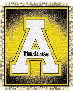 The Northwest Company Appalachian State "Focus" 48"x60" Triple Woven Jacquard Throw (College) - Appalachian State "Focus" 48"x60" Triple Woven Jacquard Throw (College)