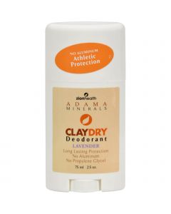 Zion Health Adama Minerals Clay Deodorant Lavender - 2.5 oz