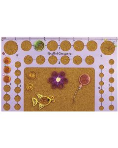 Quilled Creations Circle Template Board-5"X8"