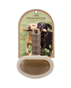 Nandog Pet Gear Nandog Pet Brush-Oval Curve Needle Brown