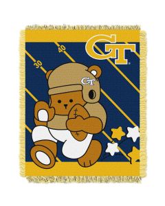 The Northwest Company Georgia Tech  College Baby 36x46 Triple Woven Jacquard Throw - Fullback Series