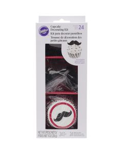 Wilton Cupcake Decorating Kit Makes 24-Mustache